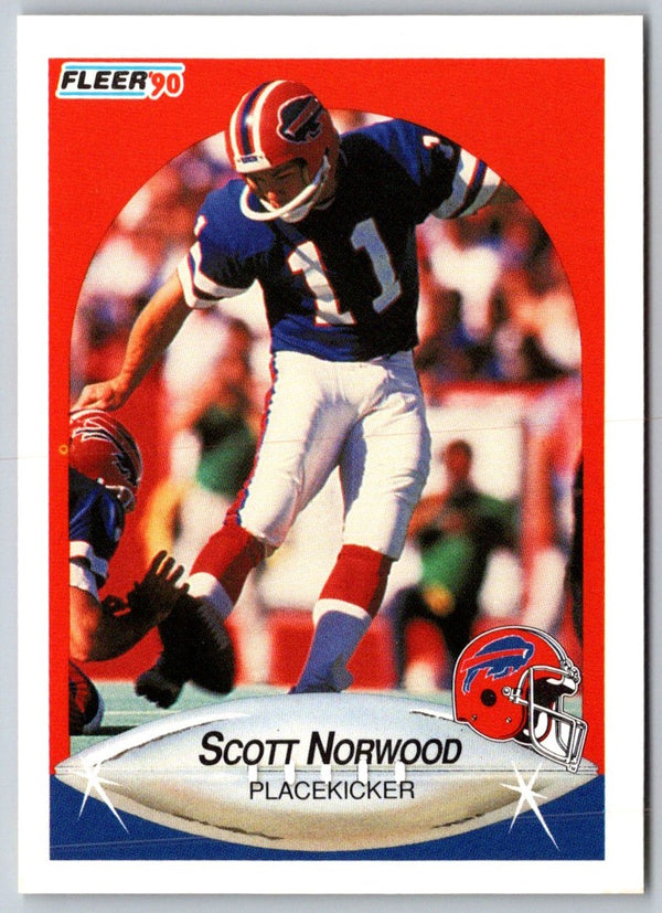 1990 Fleer Scott Norwood #114