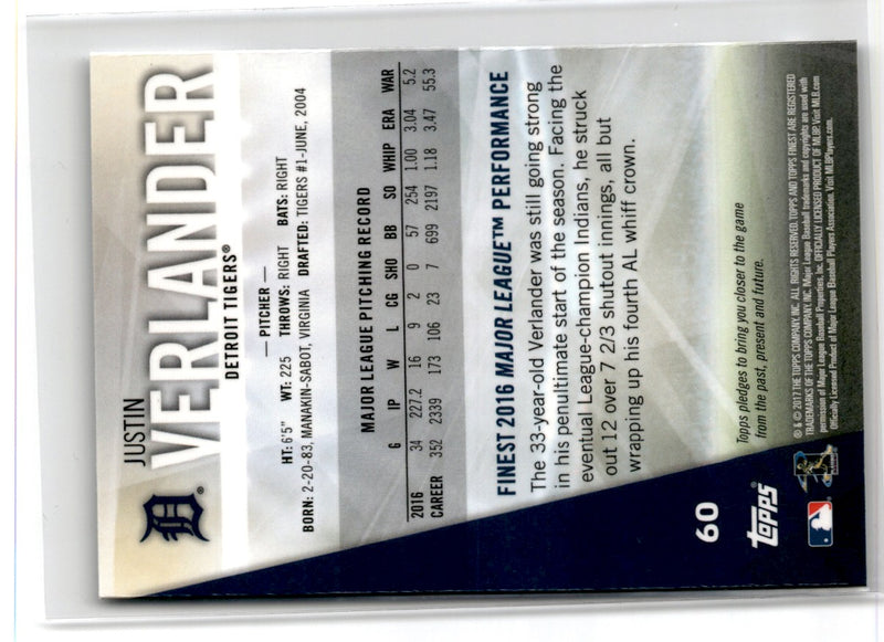 2017 Finest Justin Verlander