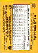 1987 Donruss Mike LaCoss