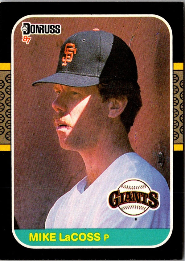 1987 Donruss Mike LaCoss #636