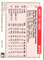 1991 ProCards Tomorrow's Heroes Monty Fariss #152