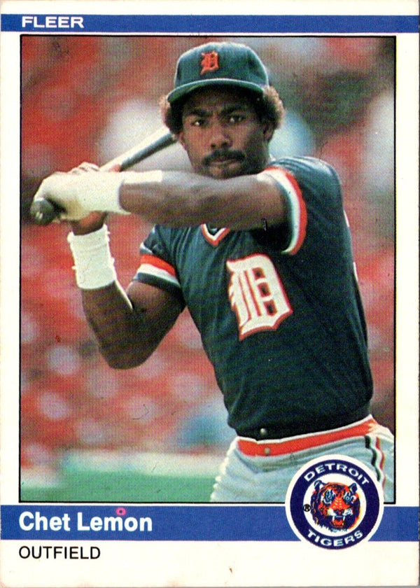 1984 Fleer Chet Lemon #85