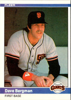 1984 Fleer Dave Bergman #366