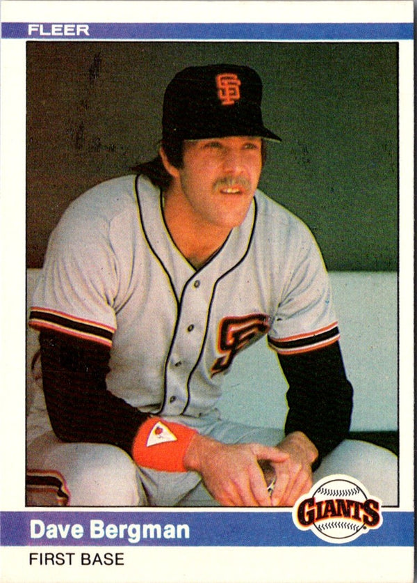 1984 Fleer Dave Bergman #366