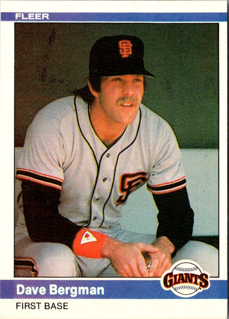 1984 Fleer Dave Bergman