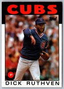 1986 Topps Dick Ruthven