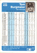1984 Fleer Tom Burgmeier