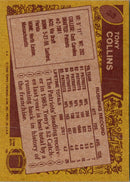 1986 Topps Tony Collins
