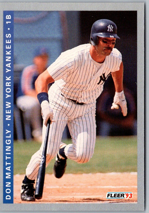 1993 Fleer Fruit of the Loom Don Mattingly #43