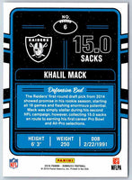 2016 Donruss Khalil Mack #6