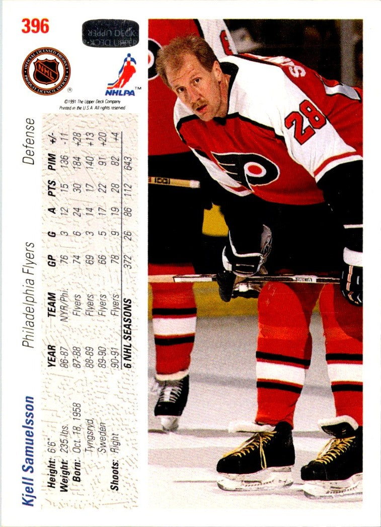 1991 Upper Deck Kjell Samuelsson