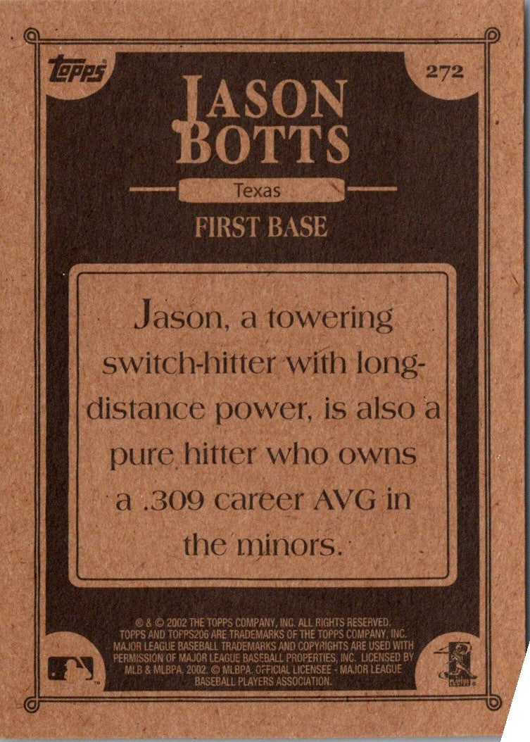 2002 Topps 206 Jason Botts