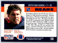 1990 Pro Set Keith Van Horne #58