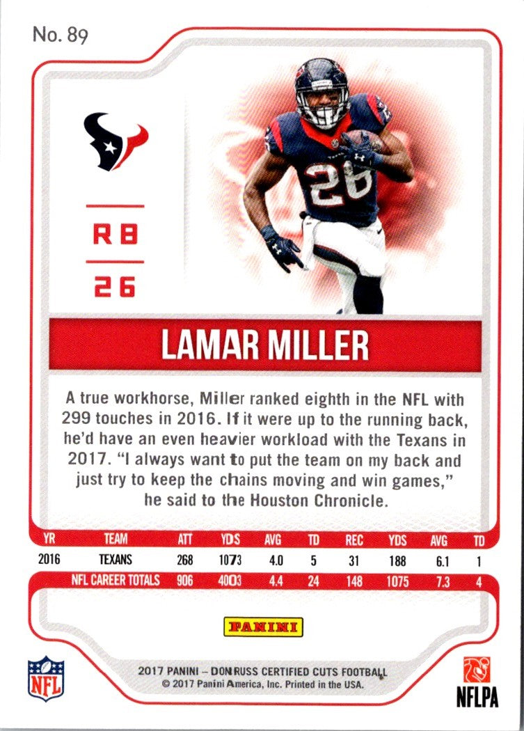 2016 Panini Contenders Lamar Miller