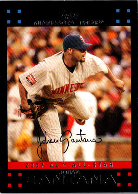 2007 Topps Updates & Highlights Johan Santana #UH236