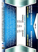 2011 Topps Diamond Duos Series 2 Adrian Gonzalez/Kevin Youkilis #DD-10