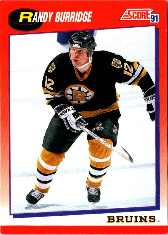 1991 Score Canadian English Randy Burridge #102