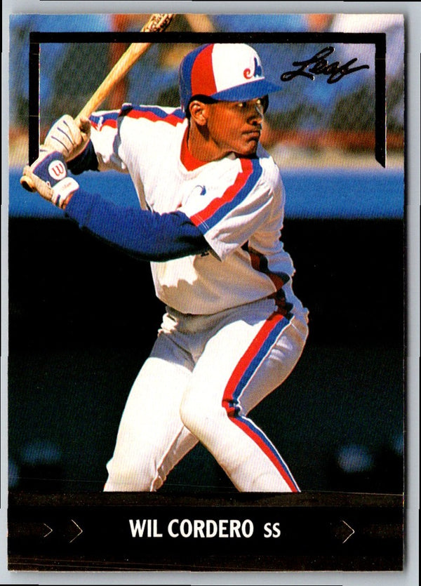 1991 Leaf Gold Rookies Wil Cordero #BC3