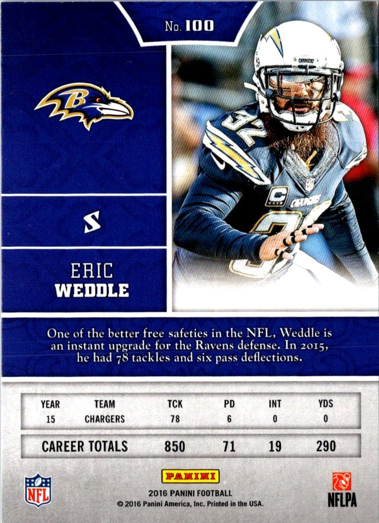 2016 Panini Eric Weddle