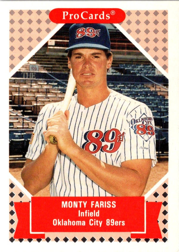 1991 ProCards Tomorrow's Heroes Monty Fariss #152