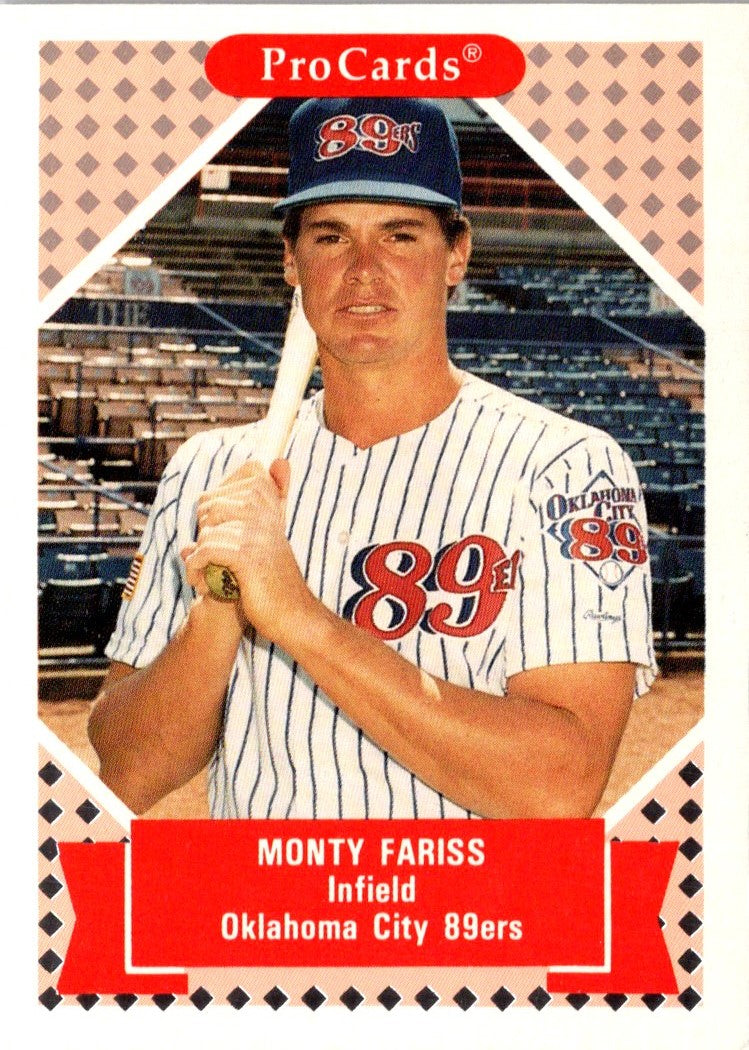 1991 ProCards Tomorrow's Heroes Monty Fariss