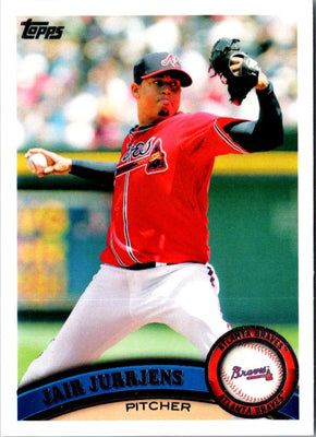 2011 Topps Jair Jurrjens #72