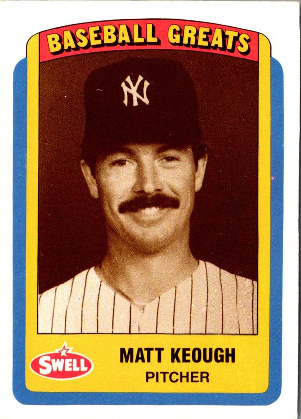 1990 Swell Baseball Greats Matt Keough #127