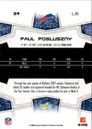 2008 Score Paul Posluszny