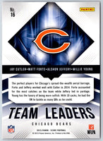 2015 Score Team Leaders Alshon Jeffery/Jay Cutler/Matt Forte/Willie Young #16