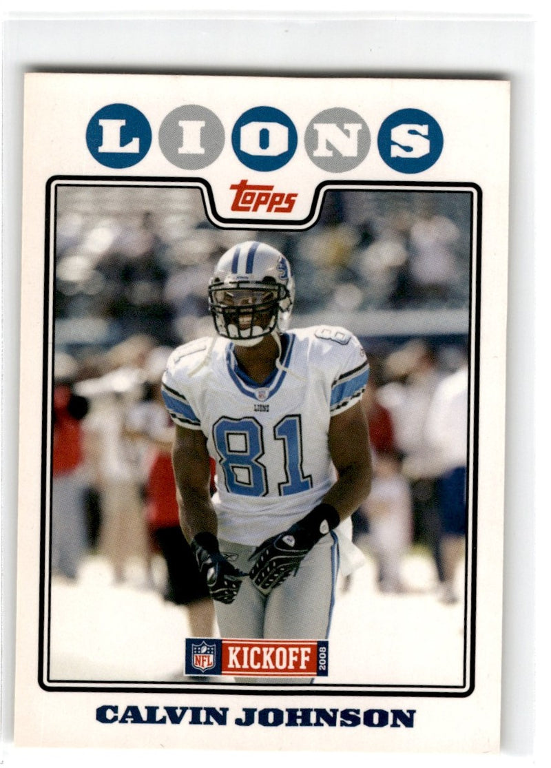 2008 Topps Kickoff Calvin Johnson