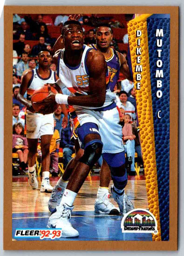 1992 Fleer Dikembe Mutombo #60