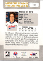 2006 In The Game Heroes and Prospects Michael Del Zotto #119