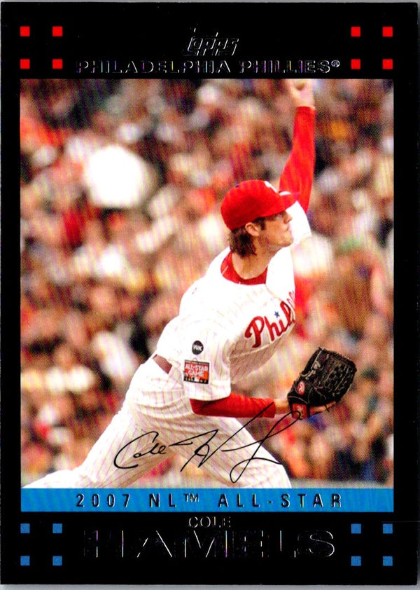 2007 Topps Updates & Highlights Cole Hamels #UH240