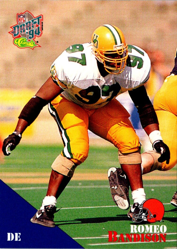 1994 Classic NFL Draft Romeo Bandison #77