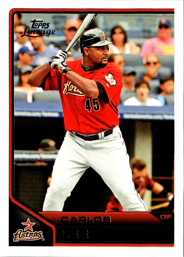 2011 Topps Lineage Carlos Lee #131
