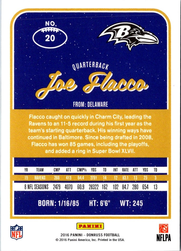 2016 Donruss Joe Flacco