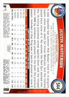 2011 Topps Justin Masterson #544