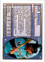 1998 Bowman Chrome Alex Gonzalez #73