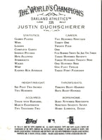 2009 Topps Allen & Ginter Justin Duchscherer #335