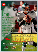1997 Topps Stadium Club Football Ty Detmer