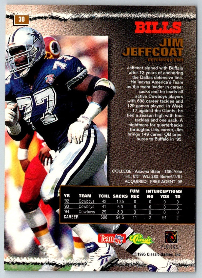 1995 Pro Line Jim Jeffcoat