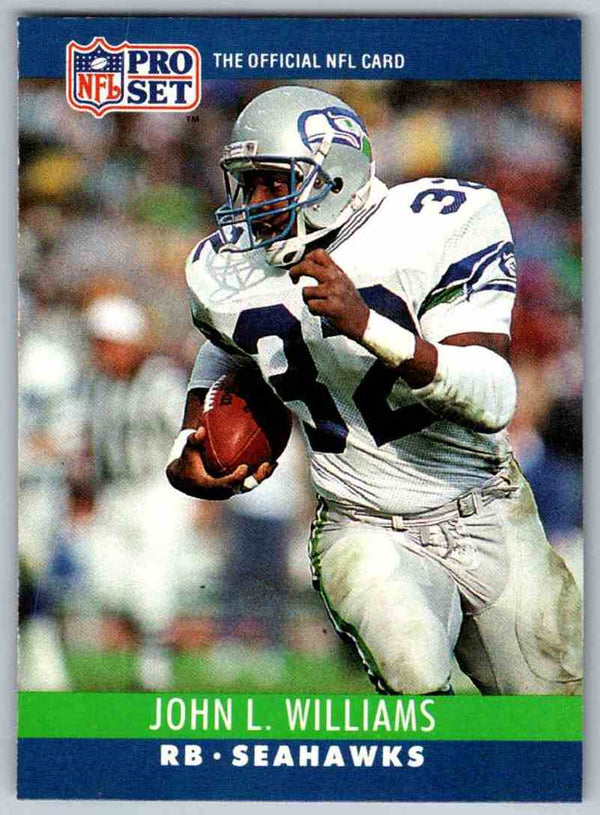 1990 Pro Set John L. Williams #306