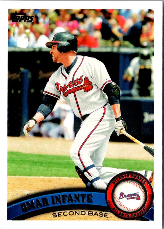 2011 Topps Omar Infante #81