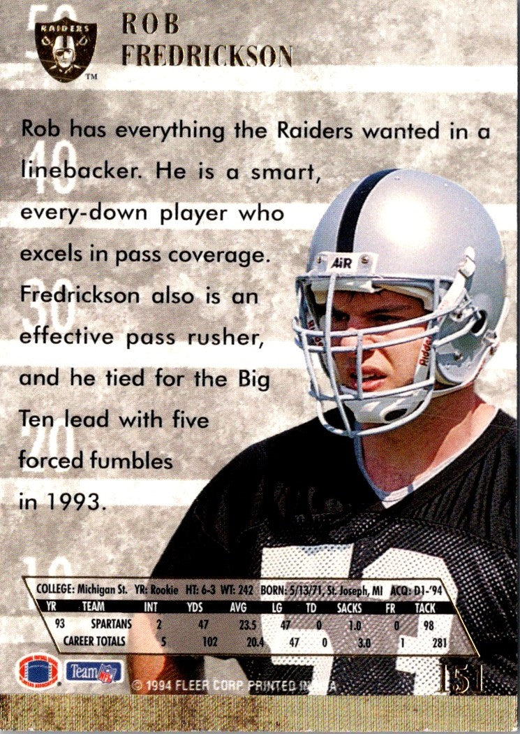 1994 Ultra Rob Fredrickson