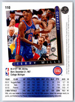 1993 Upper Deck Terry Mills #110