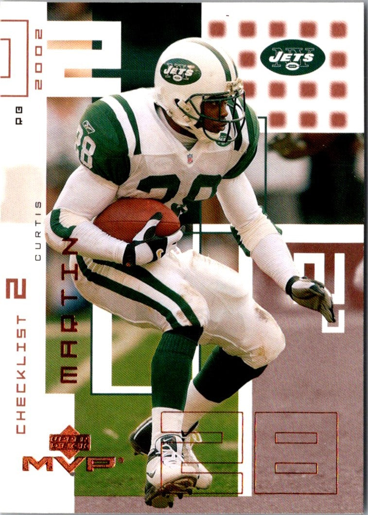 2002 Upper Deck MVP Curtis Martin