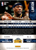 2012 Panini Threads Ty Lawson #30