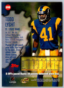 1997 Topps Stadium Club Football Todd Lyght