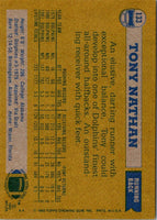 1982 Topps Tony Nathan #133
