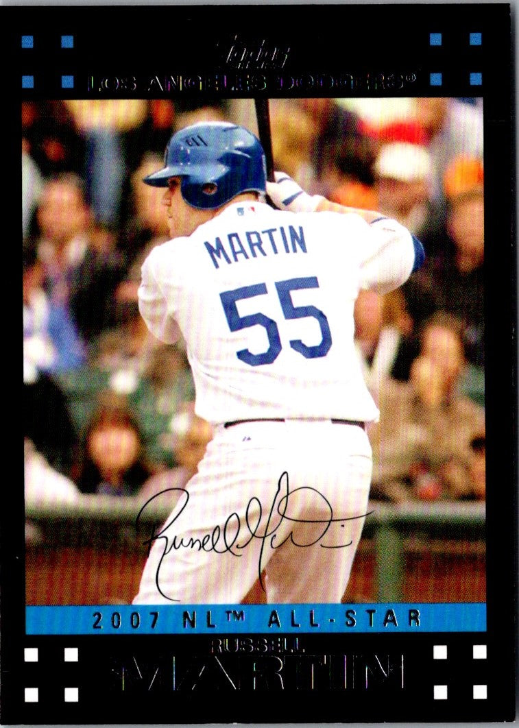 2007 Topps Updates & Highlights Russell Martin